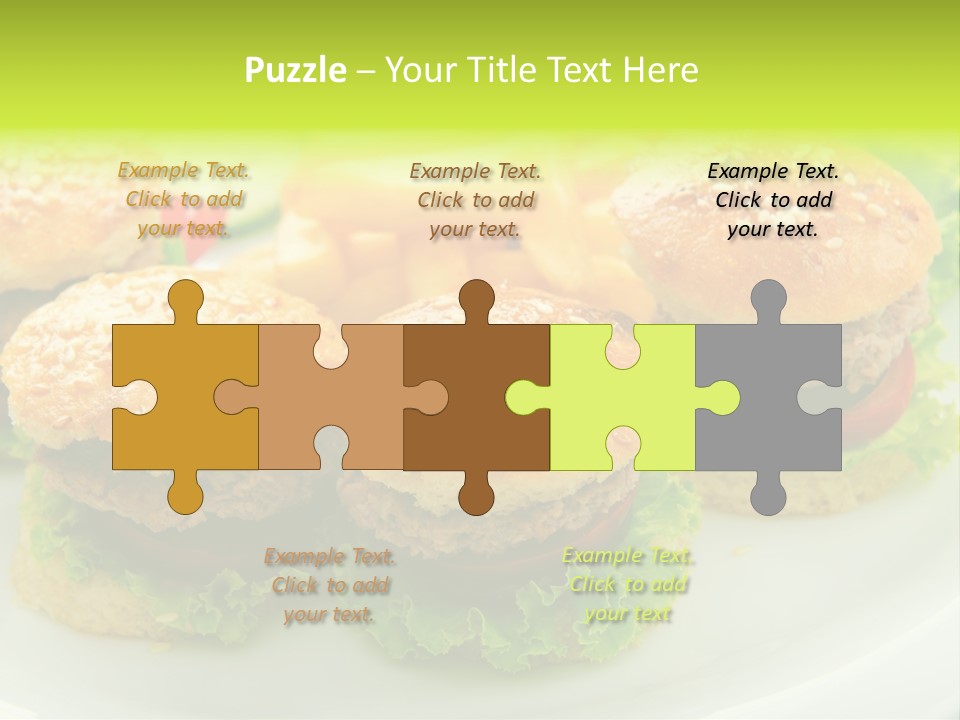 Tasty Sandwich Potato PowerPoint Template