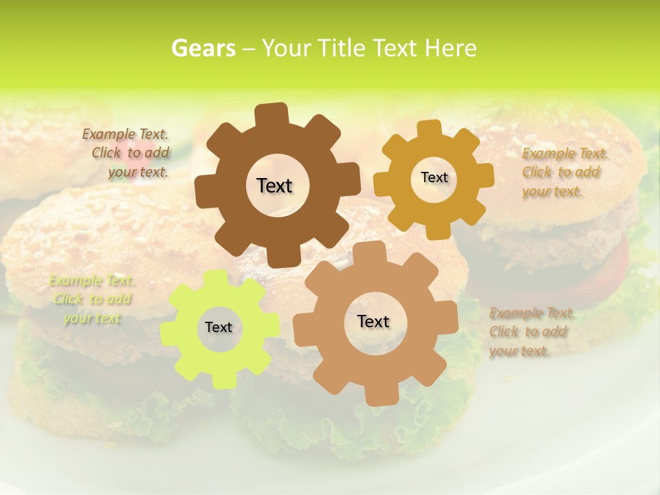 Tasty Sandwich Potato PowerPoint Template