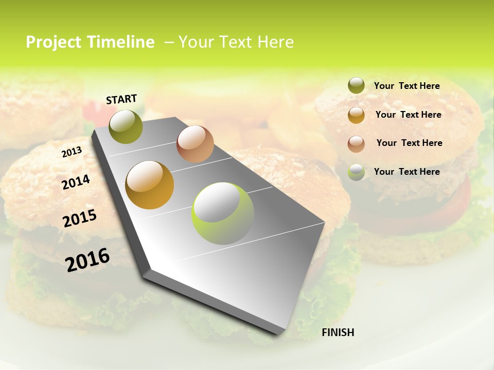 Tasty Sandwich Potato PowerPoint Template
