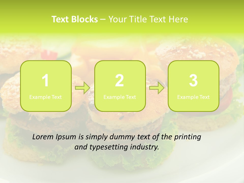 Tasty Sandwich Potato PowerPoint Template