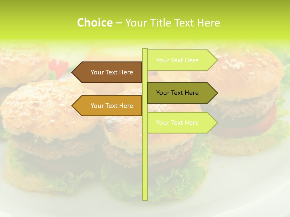 Tasty Sandwich Potato PowerPoint Template