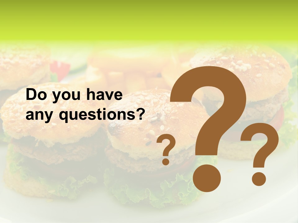 Tasty Sandwich Potato PowerPoint Template