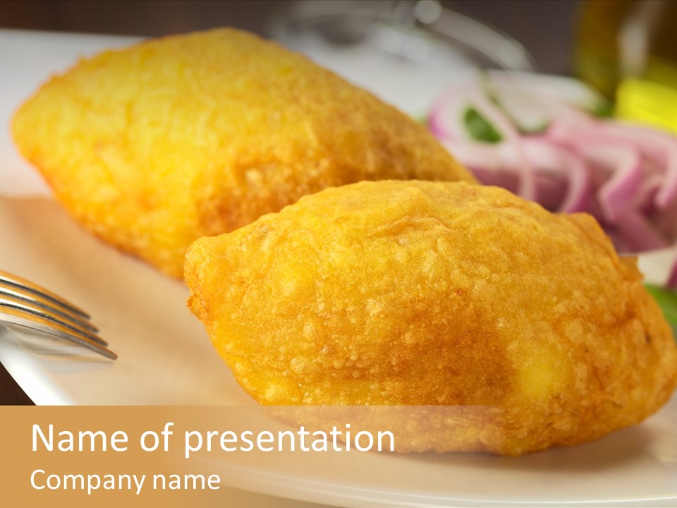 Mashed Potato Papa Rellena Peruvian Cuisine PowerPoint Template