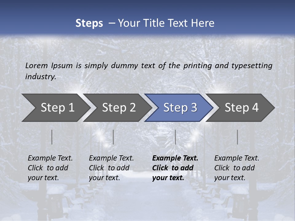 Bench Red Contrast PowerPoint Template