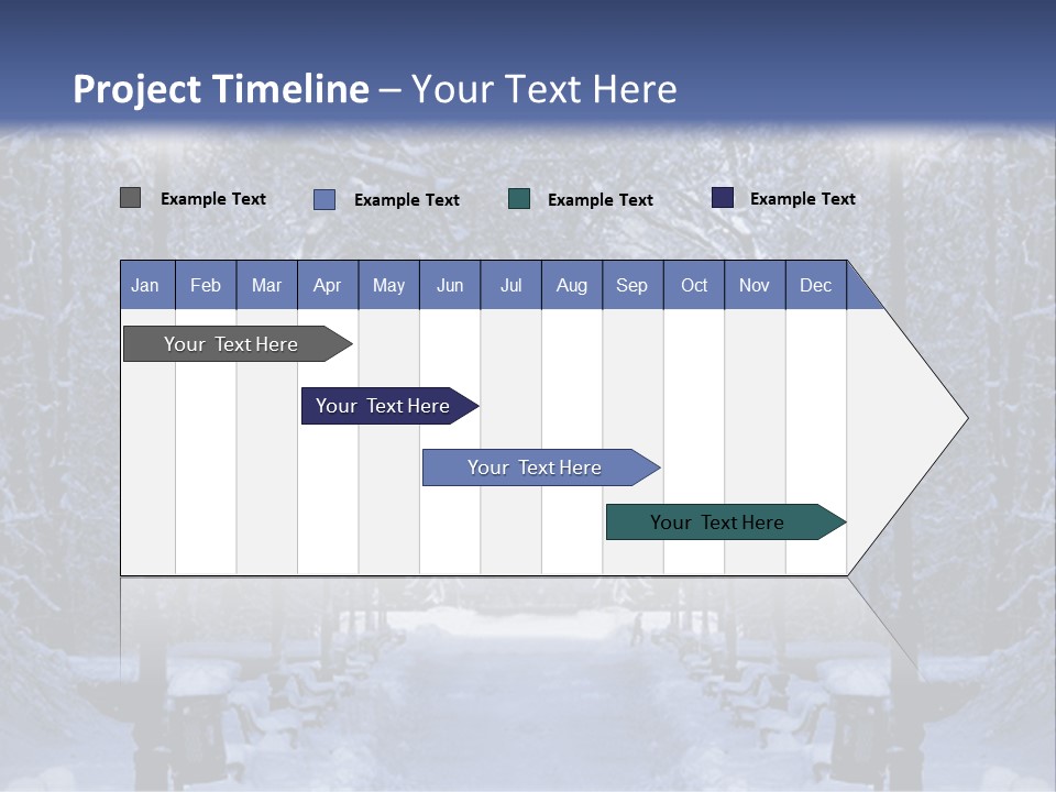 Bench Red Contrast PowerPoint Template