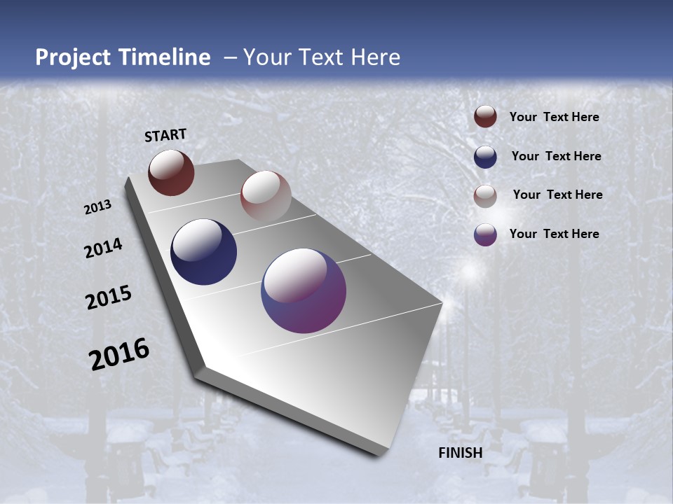 Bench Red Contrast PowerPoint Template