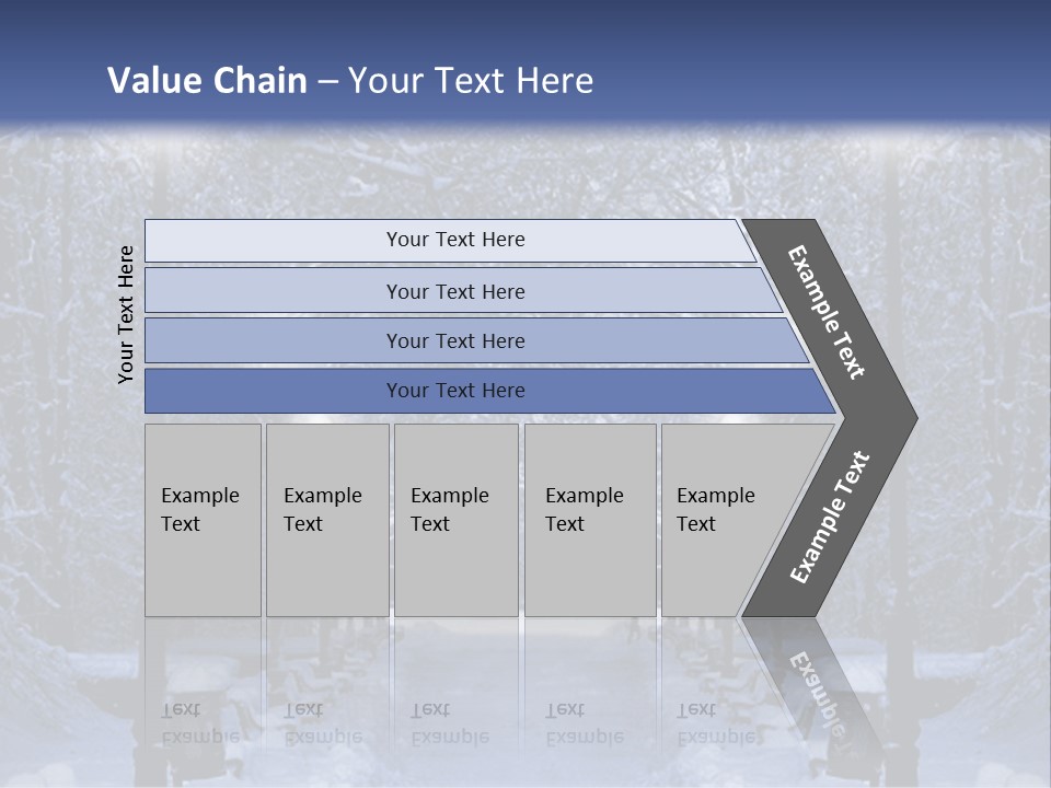 Bench Red Contrast PowerPoint Template