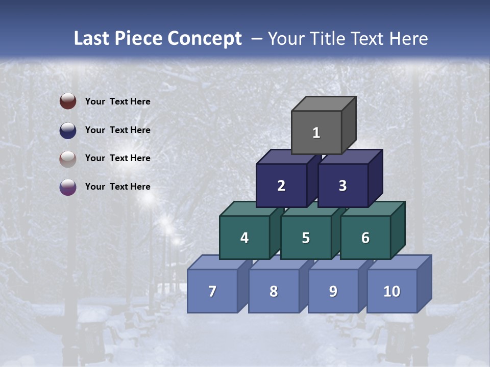 Bench Red Contrast PowerPoint Template
