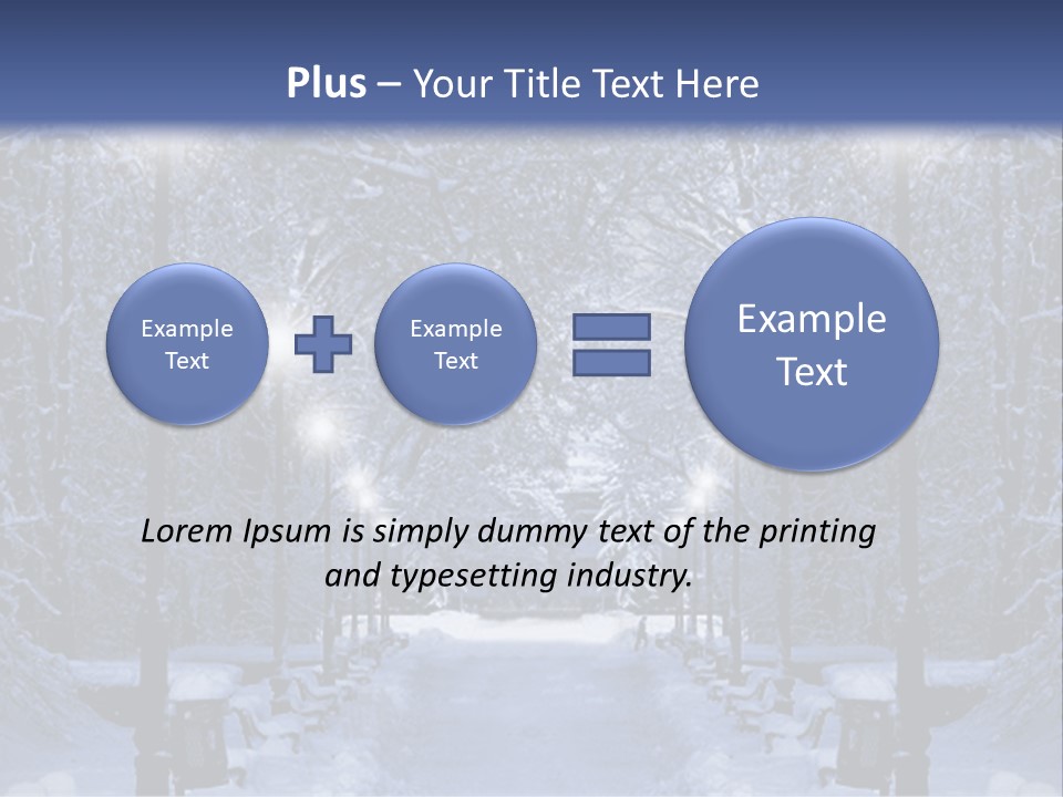 Bench Red Contrast PowerPoint Template