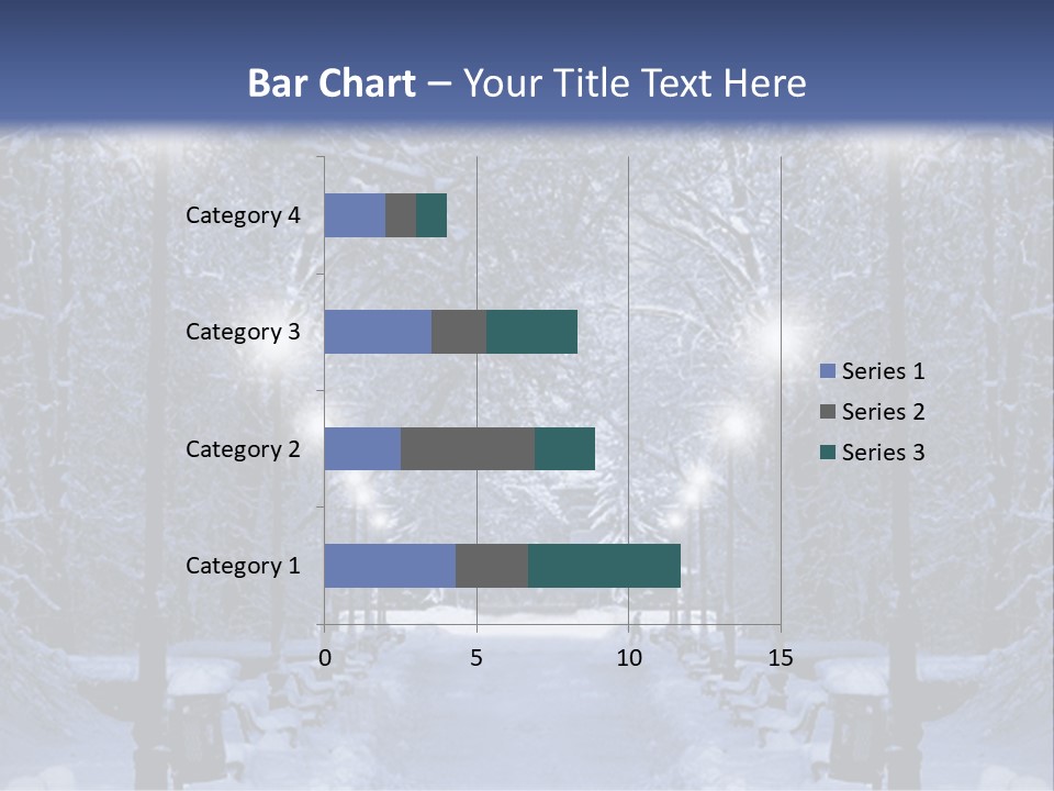 Bench Red Contrast PowerPoint Template