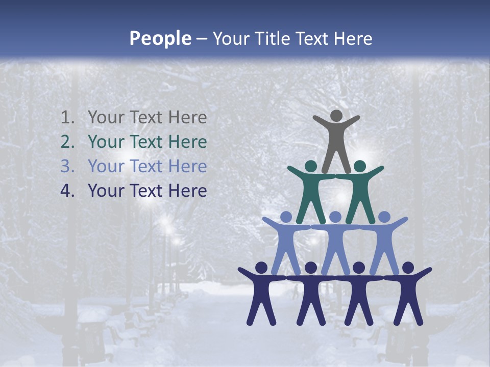 Bench Red Contrast PowerPoint Template