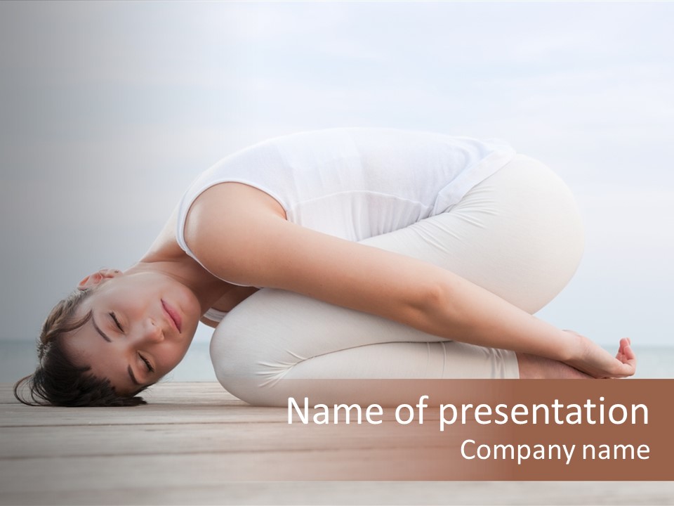 Fitness Meditate Lifestyle PowerPoint Template