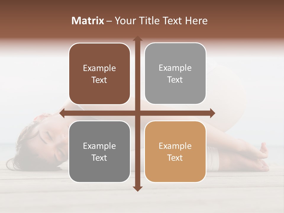 Fitness Meditate Lifestyle PowerPoint Template