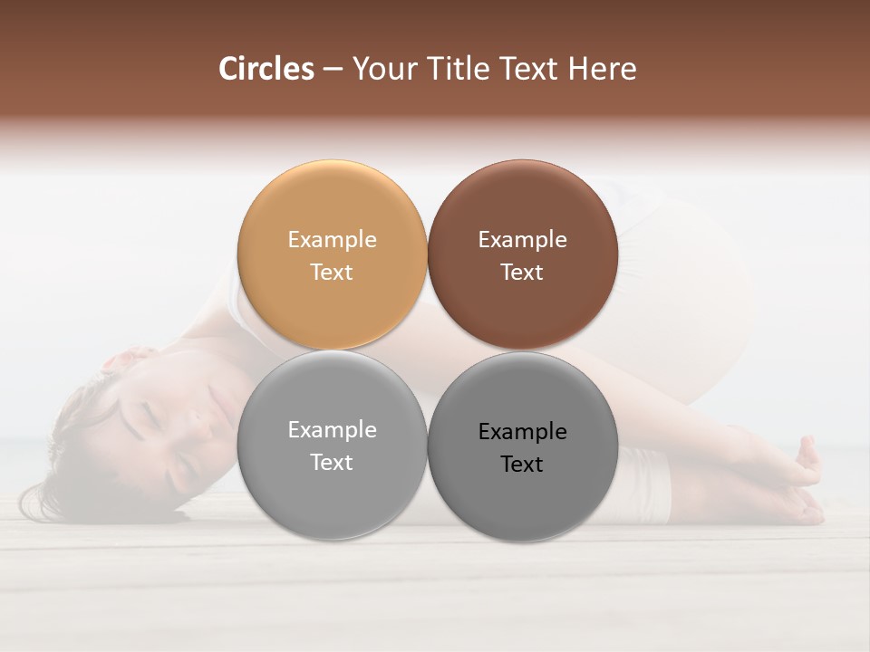 Fitness Meditate Lifestyle PowerPoint Template