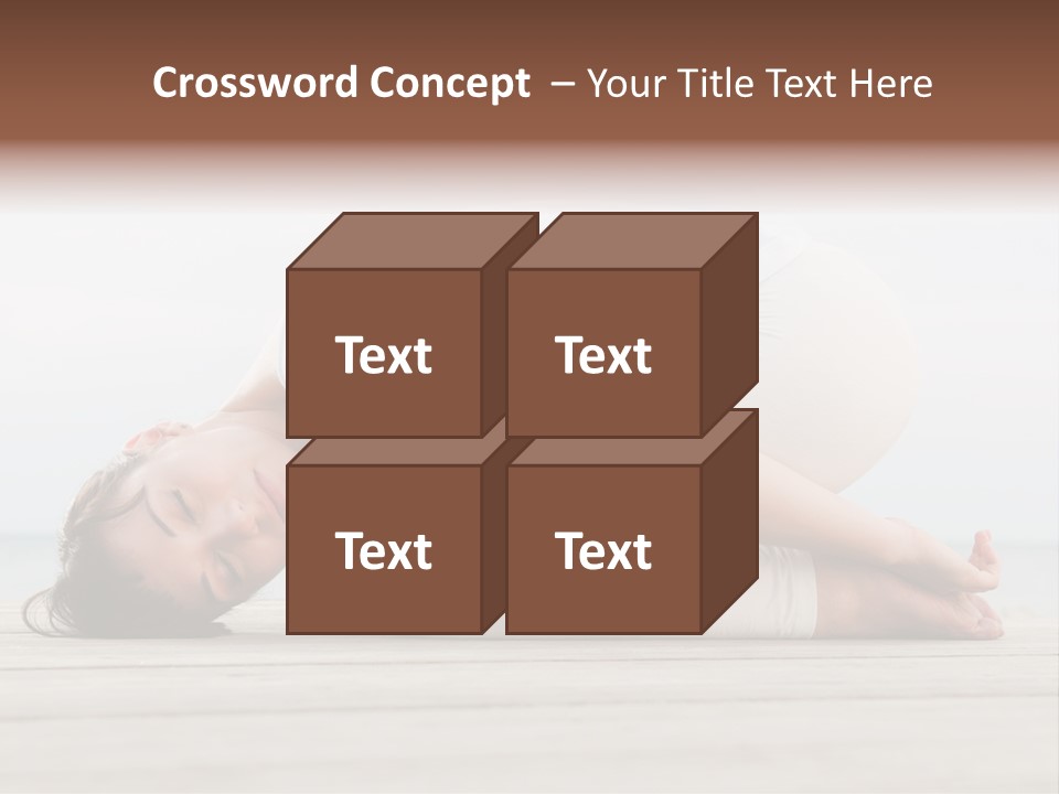 Fitness Meditate Lifestyle PowerPoint Template