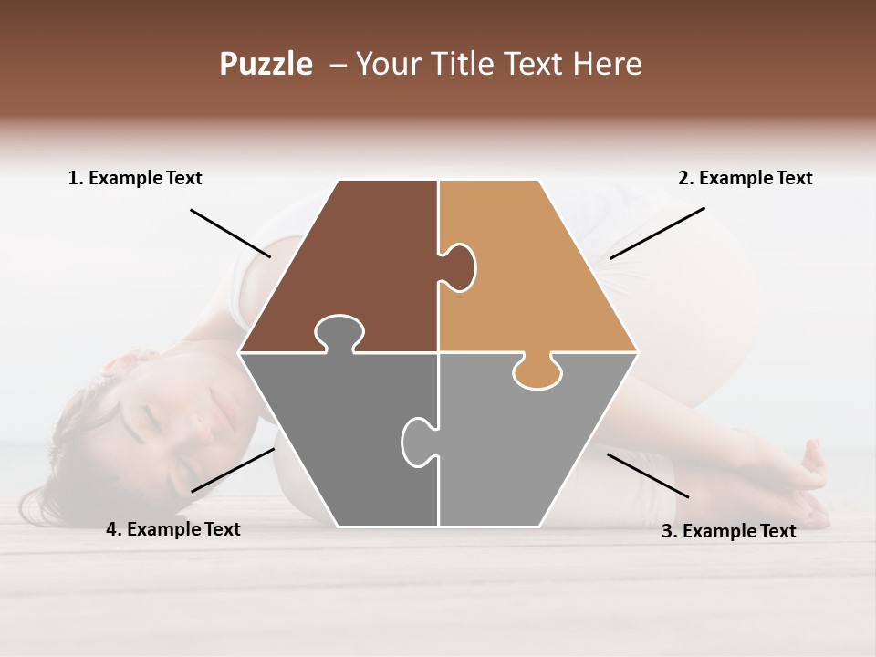 Fitness Meditate Lifestyle PowerPoint Template