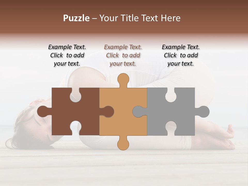 Fitness Meditate Lifestyle PowerPoint Template