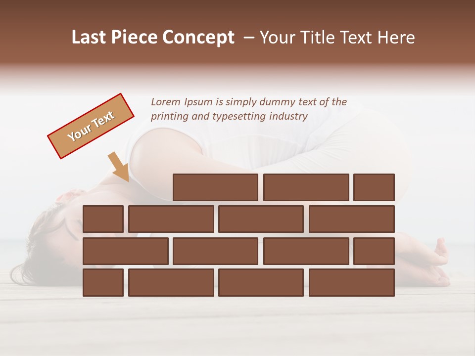 Fitness Meditate Lifestyle PowerPoint Template