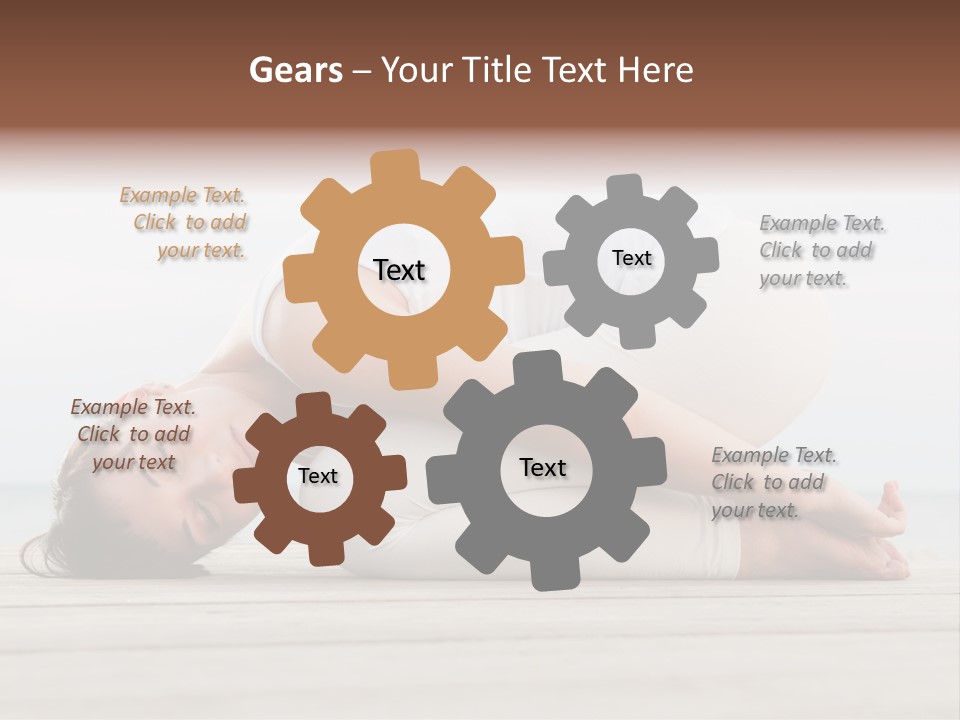 Fitness Meditate Lifestyle PowerPoint Template