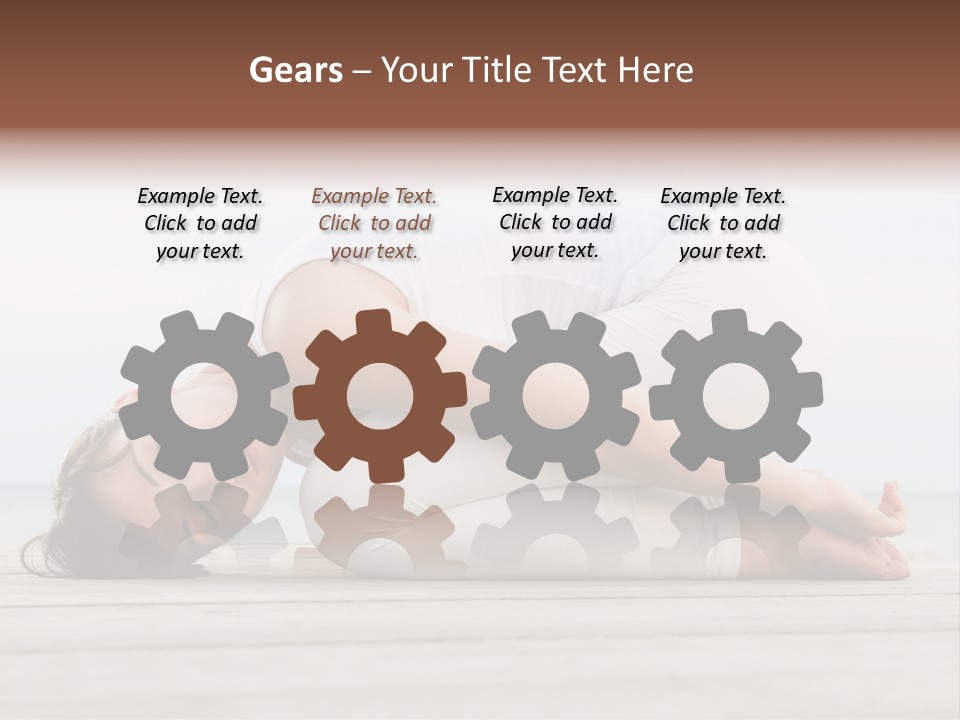 Fitness Meditate Lifestyle PowerPoint Template