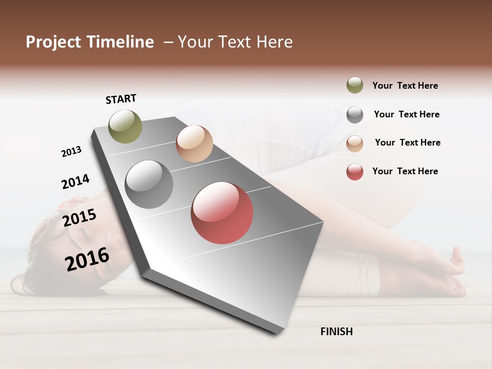 Fitness Meditate Lifestyle PowerPoint Template