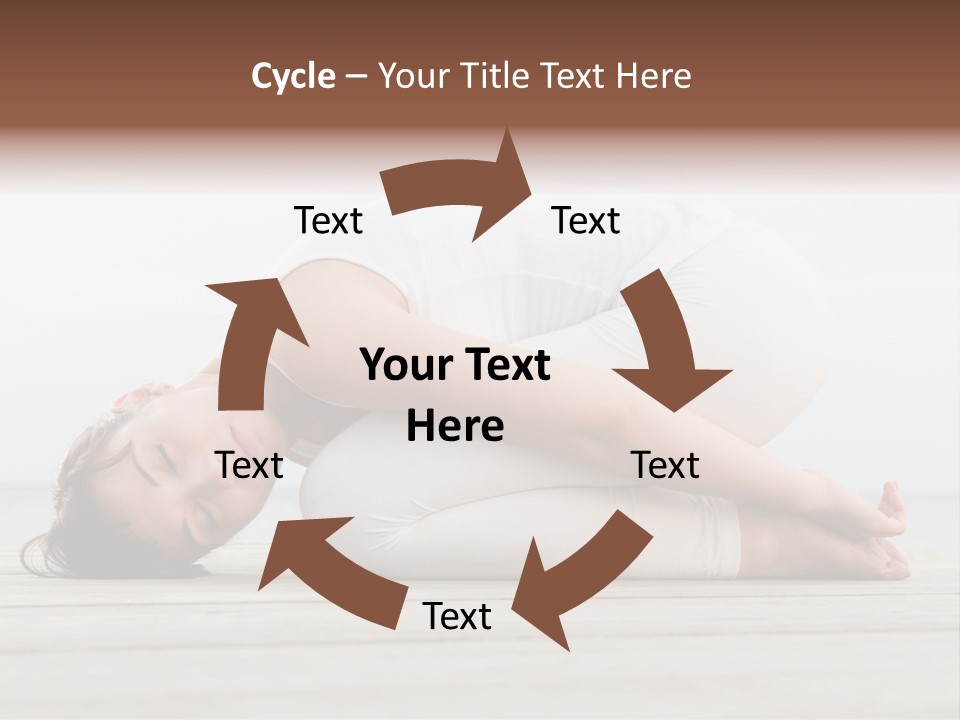 Fitness Meditate Lifestyle PowerPoint Template