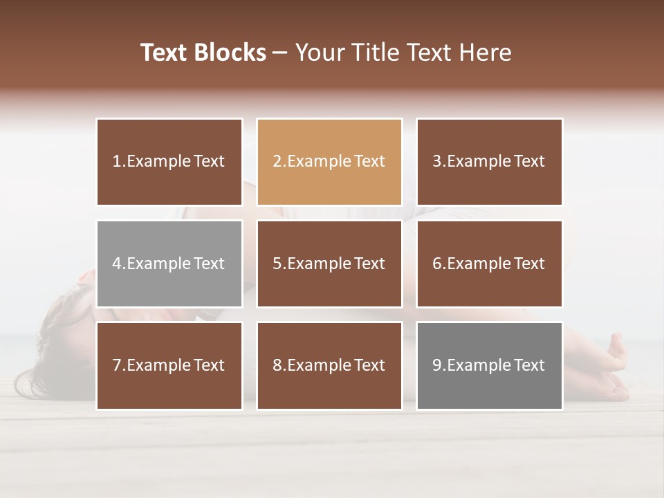 Fitness Meditate Lifestyle PowerPoint Template