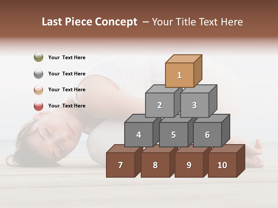 Fitness Meditate Lifestyle PowerPoint Template