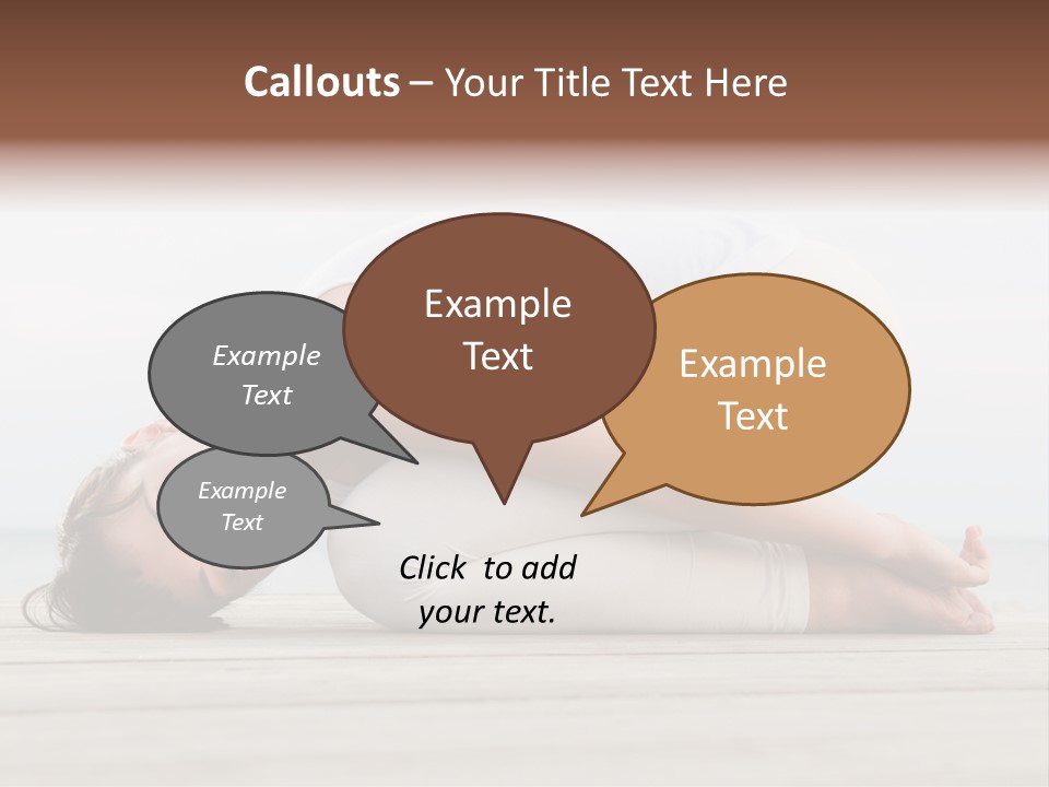 Fitness Meditate Lifestyle PowerPoint Template