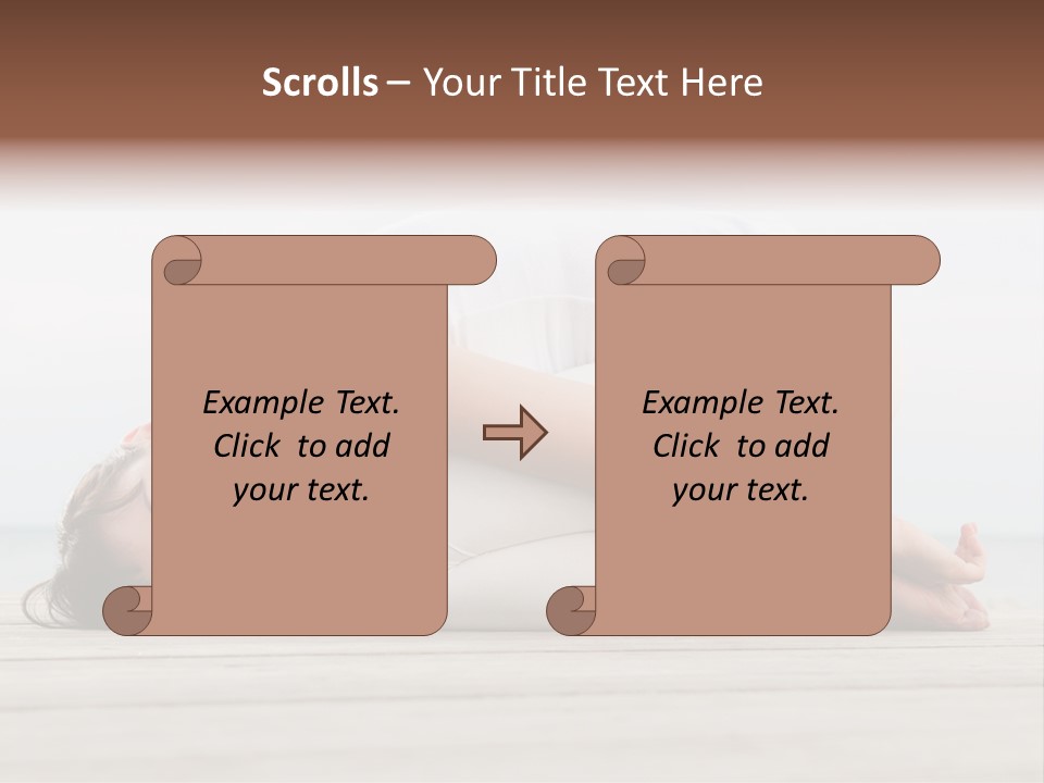 Fitness Meditate Lifestyle PowerPoint Template