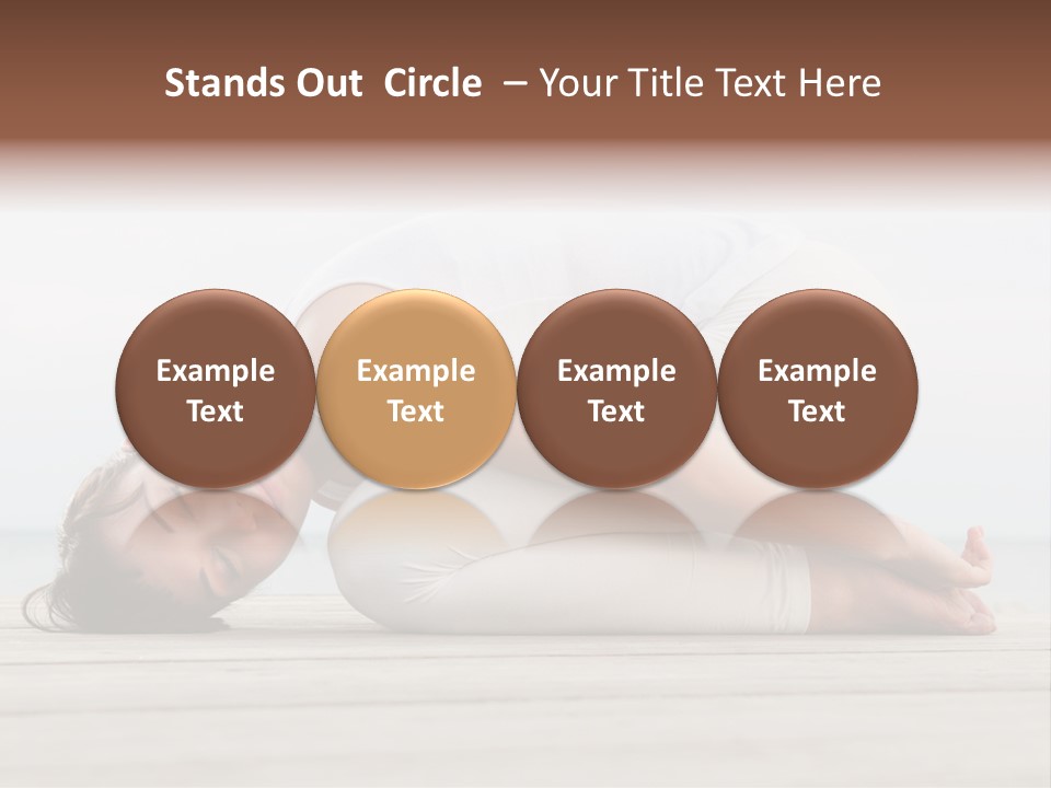 Fitness Meditate Lifestyle PowerPoint Template