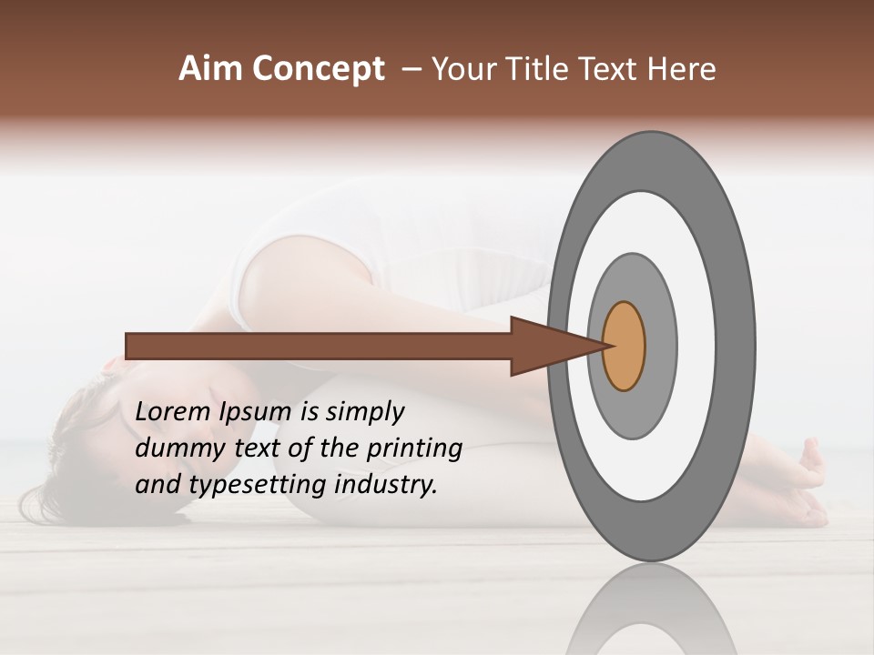 Fitness Meditate Lifestyle PowerPoint Template