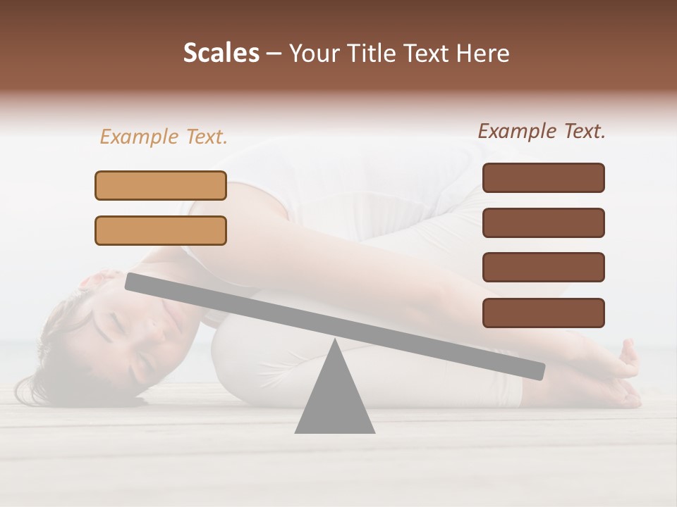 Fitness Meditate Lifestyle PowerPoint Template