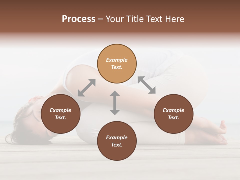 Fitness Meditate Lifestyle PowerPoint Template