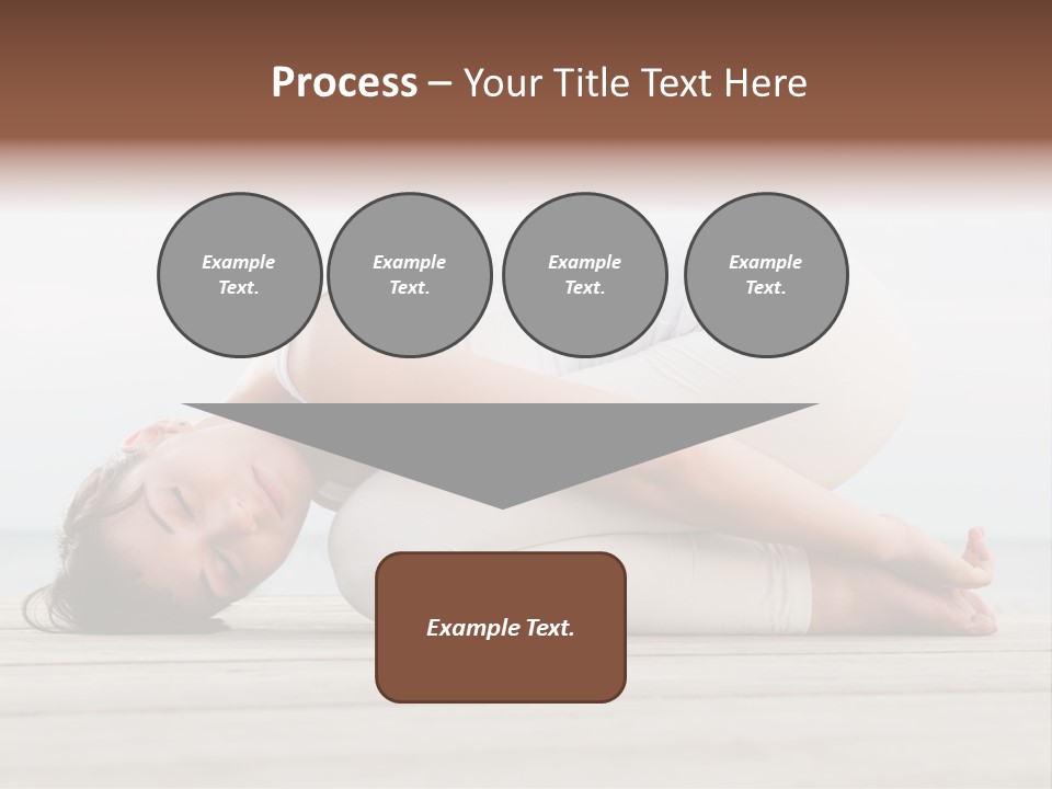 Fitness Meditate Lifestyle PowerPoint Template