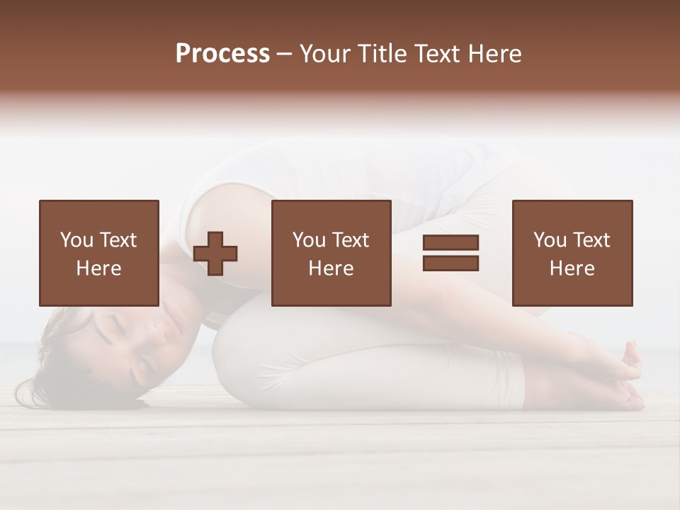 Fitness Meditate Lifestyle PowerPoint Template