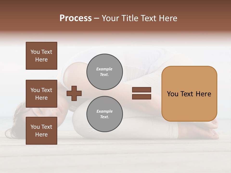 Fitness Meditate Lifestyle PowerPoint Template