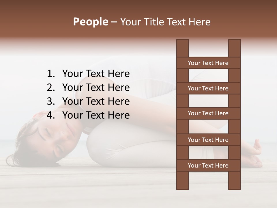 Fitness Meditate Lifestyle PowerPoint Template