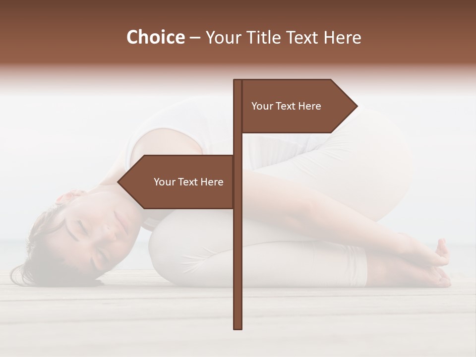 Fitness Meditate Lifestyle PowerPoint Template