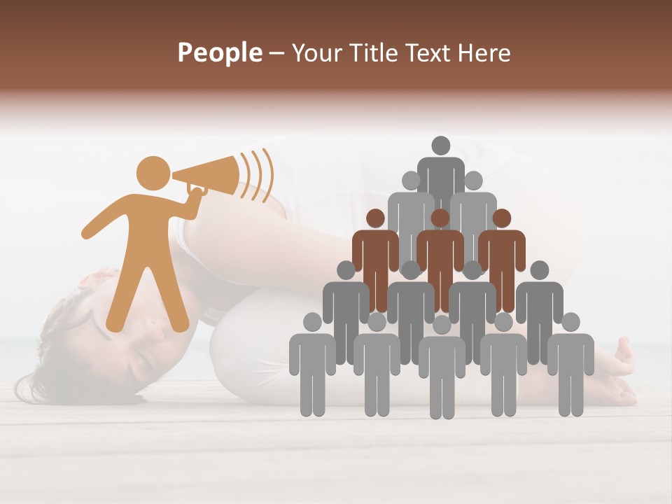 Fitness Meditate Lifestyle PowerPoint Template