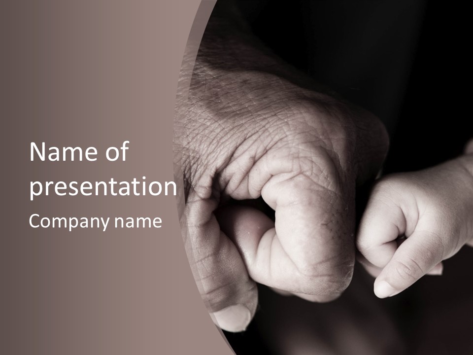 Happiness Harmony Male PowerPoint Template