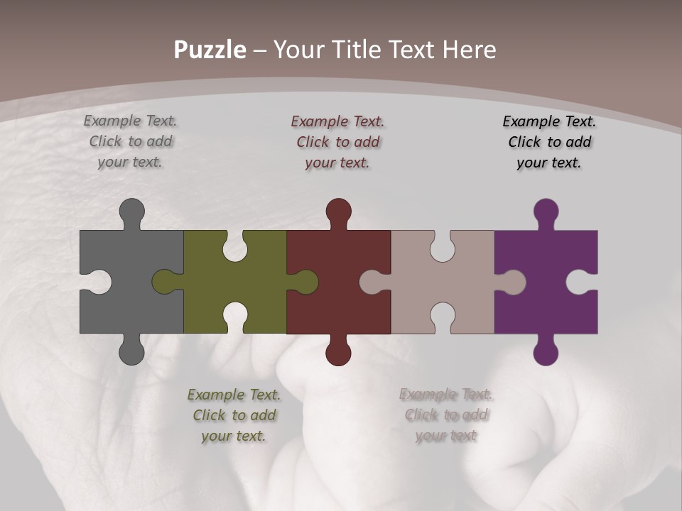 Happiness Harmony Male PowerPoint Template