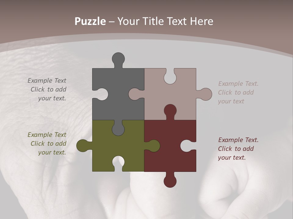 Happiness Harmony Male PowerPoint Template