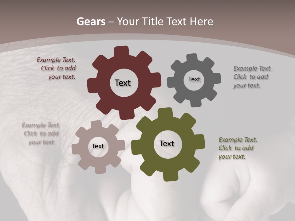 Happiness Harmony Male PowerPoint Template