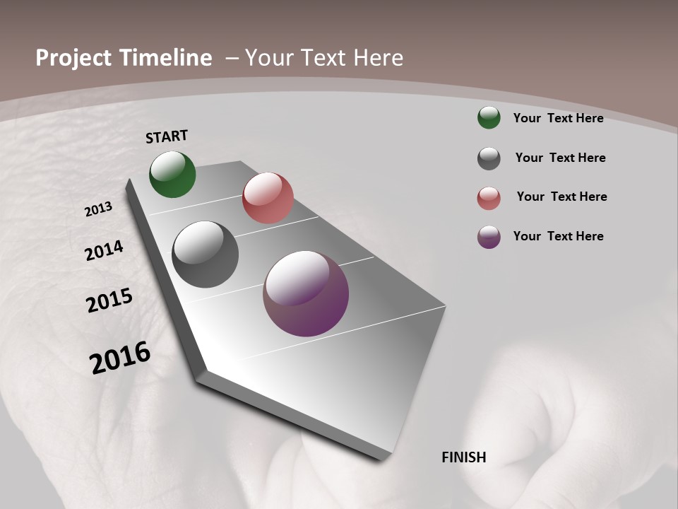 Happiness Harmony Male PowerPoint Template
