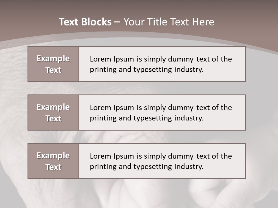 Happiness Harmony Male PowerPoint Template