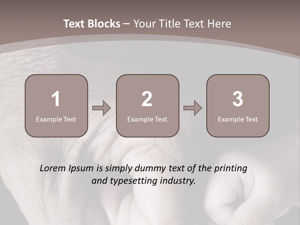 Happiness Harmony Male PowerPoint Template