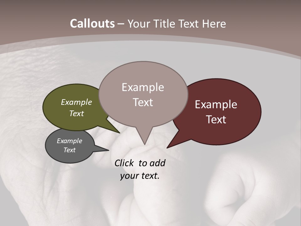 Happiness Harmony Male PowerPoint Template