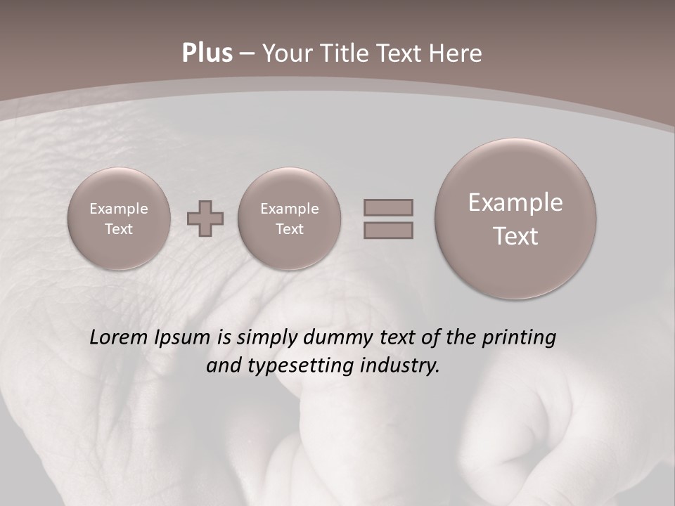 Happiness Harmony Male PowerPoint Template