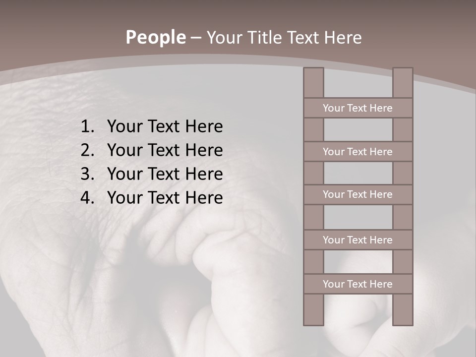 Happiness Harmony Male PowerPoint Template